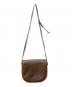 CELINE (セリーヌ) マカダム柄ショルダーバッグ ブラウン：12000円