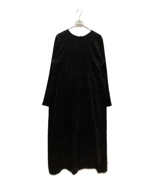 CITYSHOP（シティショップ）CITYSHOP (シティショップ) VELVETEEN KAFTAN DRESS ブラック サイズ:38の古着・服飾アイテム