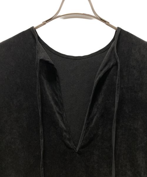 CITYSHOP（シティショップ）CITYSHOP (シティショップ) VELVETEEN KAFTAN DRESS ブラック サイズ:38の古着・服飾アイテム