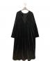 CITYSHOP（シティショップ）の古着「VELVETEEN KAFTAN DRESS」｜ブラック