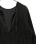 中古・古着 CITYSHOP (シティショップ) VELVETEEN KAFTAN DRESS ブラック サイズ:38：8000円