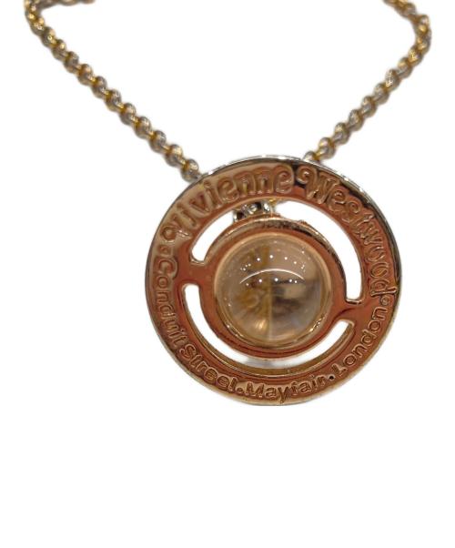 Vivienne Westwood（ヴィヴィアンウエストウッド）Vivienne Westwood (ヴィヴィアンウエストウッド) オーブネックレス ゴールドの古着・服飾アイテム