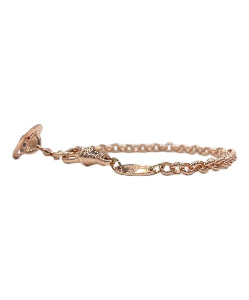 Vivienne Westwood（ヴィヴィアンウエストウッド）Vivienne Westwood (ヴィヴィアンウエストウッド) プチオーブブレスレット ピンクゴールドの古着・服飾アイテム