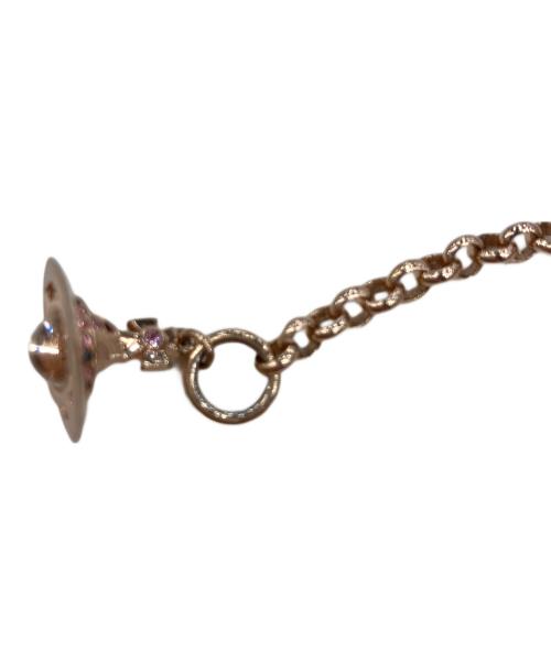 Vivienne Westwood（ヴィヴィアンウエストウッド）Vivienne Westwood (ヴィヴィアンウエストウッド) プチオーブブレスレット ピンクゴールドの古着・服飾アイテム