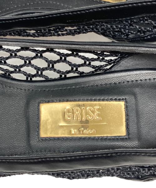 Le Talon GRISE（ル タロン グリーズ）Le Talon GRISE (ル タロン グリーズ) ナイロンメッシュストレッチパンプス ブラック サイズ:23.5cmの古着・服飾アイテム