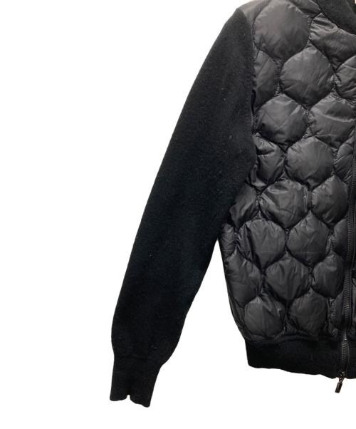 MONCLER（モンクレール）MONCLER (モンクレール) MAGLIONE TRICOT CARDIGAN/切替ダウンジャケット ブラック サイズ:XSの古着・服飾アイテム
