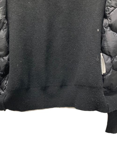 MONCLER（モンクレール）MONCLER (モンクレール) MAGLIONE TRICOT CARDIGAN/切替ダウンジャケット ブラック サイズ:XSの古着・服飾アイテム
