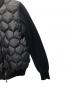中古・古着 MONCLER (モンクレール) MAGLIONE TRICOT CARDIGAN/切替ダウンジャケット ブラック サイズ:XS：45000円