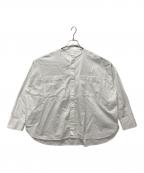 KAGUREカグレ）の古着「コットンダブルポケットワイドシャツ」｜ホワイト