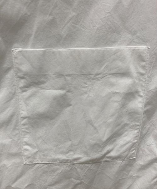 KAGURE（カグレ）KAGURE (カグレ) コットンダブルポケットワイドシャツ ホワイト サイズ:Fの古着・服飾アイテム