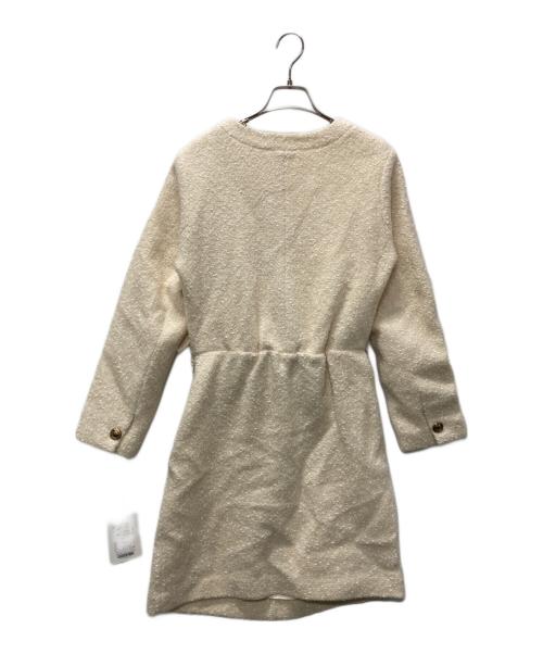 HER LIP TO（ハーリップトゥ）Her lip to (ハーリップトゥ) Mix Loop Tweed Dress ベージュ サイズ:M 未使用品の古着・服飾アイテム