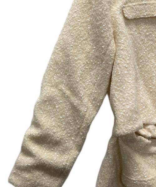 HER LIP TO（ハーリップトゥ）Her lip to (ハーリップトゥ) Mix Loop Tweed Dress ベージュ サイズ:M 未使用品の古着・服飾アイテム