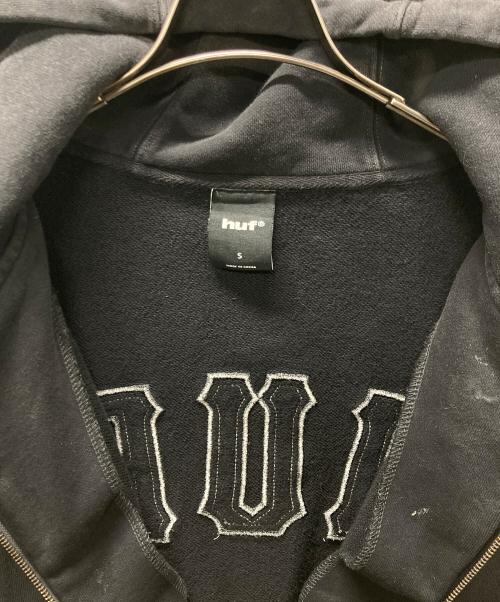 HUF（ハフ）HUF (ハフ) ARCH WIDE FULL ZIP HOODIE ブラック サイズ:Sの古着・服飾アイテム