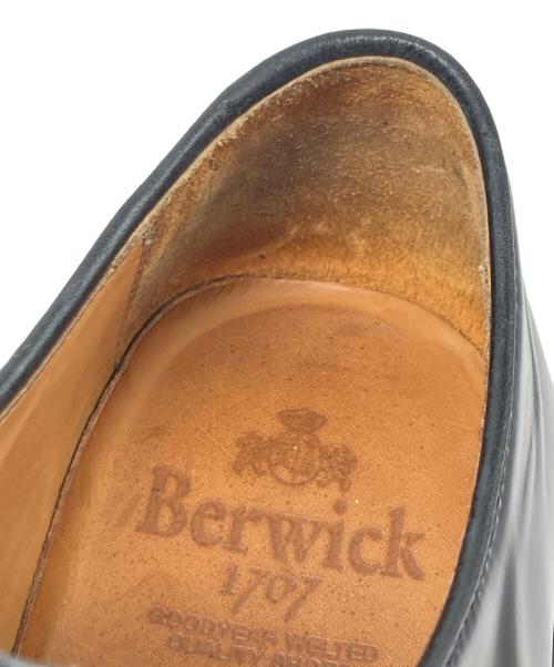 berwick（バーウィック）berwick (バーウィック) 4406ROVIBK/プレーントゥシューズ ブラック サイズ:5 1/2の古着・服飾アイテム