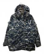U'S NAVYユーエスネイビー）の古着「デジタルカモフラミリタリージャケット」｜ブルー