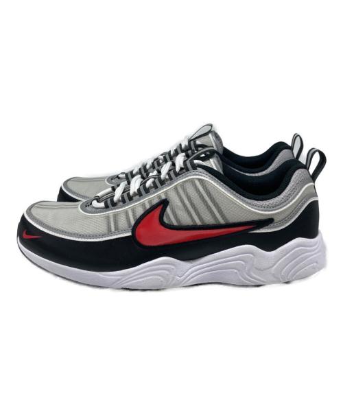 NIKE（ナイキ）NIKE (ナイキ) AIR ZOOM SPIRIDON METALLIC SILVER/SPORT レッド×ブラック×ホワイト サイズ:27.5cmの古着・服飾アイテム