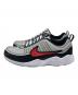 NIKE (ナイキ) AIR ZOOM SPIRIDON METALLIC SILVER/SPORT レッド×ブラック×ホワイト サイズ:27.5cm：7000円