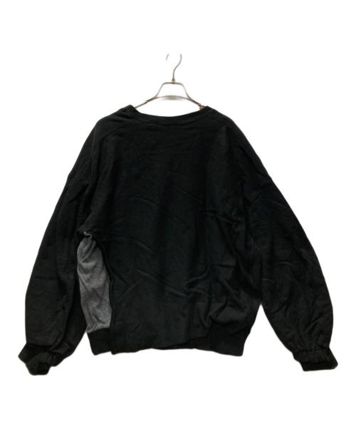 FACETASM（ファセッタズム）FACETASM (ファセッタズム) レイヤードスウェット ブラック サイズ:5の古着・服飾アイテム