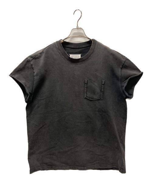 Maison Margiela（メゾンマルジェラ）Maison Margiela (メゾンマルジェラ) Destroyed Sleeve Less T-Shirt グレー サイズ:48の古着・服飾アイテム
