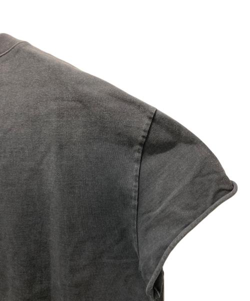 Maison Margiela（メゾンマルジェラ）Maison Margiela (メゾンマルジェラ) Destroyed Sleeve Less T-Shirt グレー サイズ:48の古着・服飾アイテム