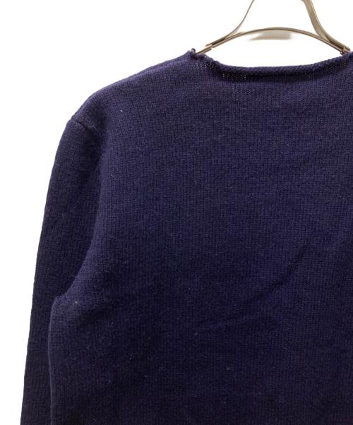 MARNI（マルニ）MARNI (マルニ) ダメージ加工クルーネックニット ネイビー サイズ:48の古着・服飾アイテム