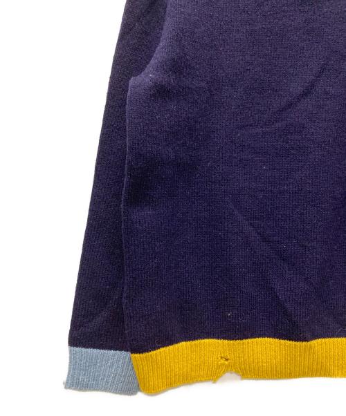 MARNI（マルニ）MARNI (マルニ) ダメージ加工クルーネックニット ネイビー サイズ:48の古着・服飾アイテム