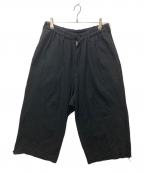 Yohji Yamamoto pour hommeヨウジヤマモト プールオム）の古着「サイドデザインイージーワイドパンツ」｜ブラック