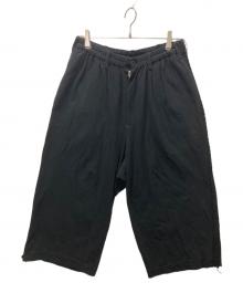Yohji Yamamoto pour homme（ヨウジヤマモト プールオム）の古着「サイドデザインイージーワイドパンツ」｜ブラック