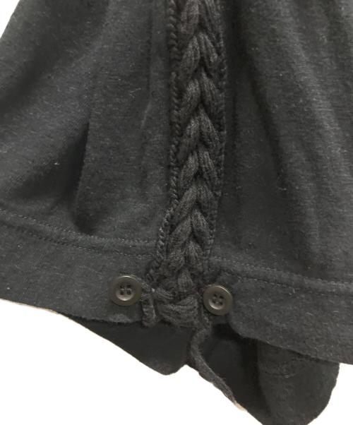 Yohji Yamamoto pour homme（ヨウジヤマモト プールオム）Yohji Yamamoto pour homme (ヨウジヤマモト プールオム) サイドデザインイージーワイドパンツ ブラック サイズ:3の古着・服飾アイテム
