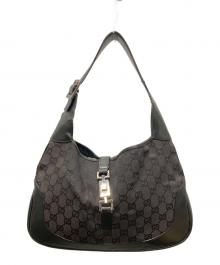 GUCCI（グッチ）の古着「GG ジャッキーワンショルダーバッグ」｜ブラウン
