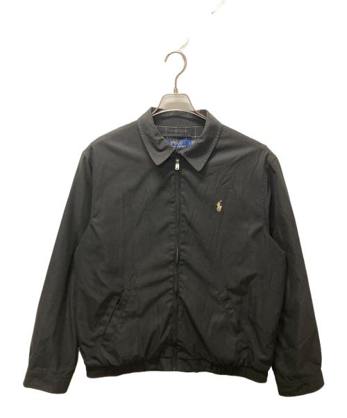 POLO RALPH LAUREN（ポロ・ラルフローレン）POLO RALPH LAUREN (ポロ・ラルフローレン) スイングトップ ブラック サイズ:Lの古着・服飾アイテム