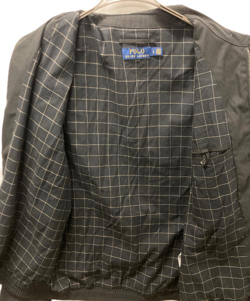 POLO RALPH LAUREN（ポロ・ラルフローレン）POLO RALPH LAUREN (ポロ・ラルフローレン) スイングトップ ブラック サイズ:Lの古着・服飾アイテム