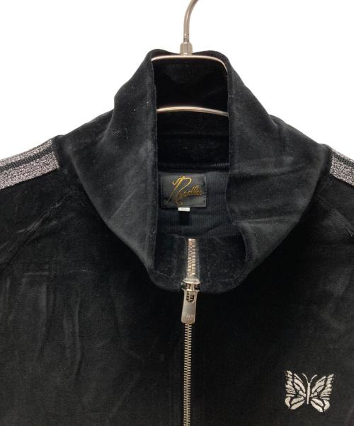 Needles（ニードルズ）Needles (ニードルズ) TRACK JACKET - C/PE VELOUR/ベロアトラックジャケット ブラック サイズ:Mの古着・服飾アイテム
