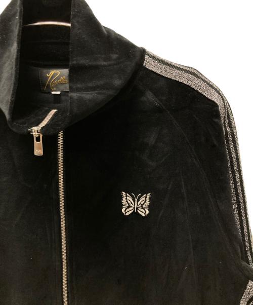 Needles（ニードルズ）Needles (ニードルズ) TRACK JACKET - C/PE VELOUR/ベロアトラックジャケット ブラック サイズ:Mの古着・服飾アイテム