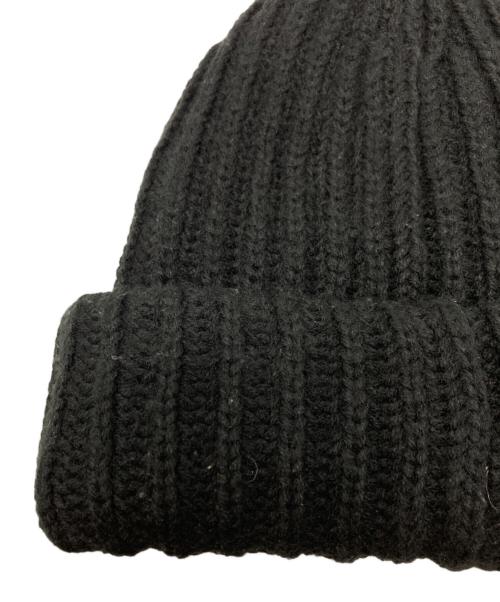 SUPREME（シュプリーム）Supreme (シュプリーム) Classic Logo Chunky Ribbed Beanie/ニット帽 ブラックの古着・服飾アイテム