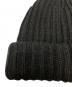 中古・古着 Supreme (シュプリーム) Classic Logo Chunky Ribbed Beanie/ニット帽 ブラック：8000円