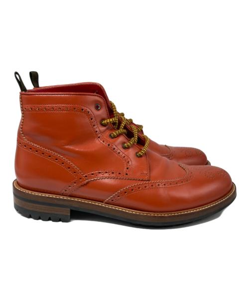 DSQUARED2（ディースクエアード）DSQUARED2 (ディースクエアード) ウィングチップブーツ ブラウン サイズ:43の古着・服飾アイテム