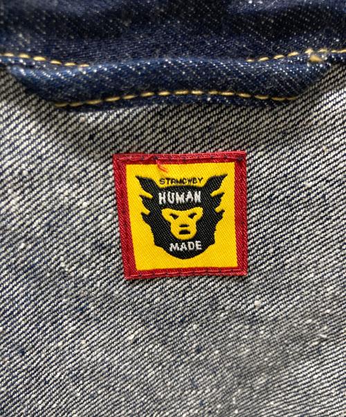 HUMAN MADE（ヒューマンメイド）HUMAN MADE (ヒューマンメイド) DENIM WORK JACKET PAST インディゴ サイズ:XLの古着・服飾アイテム