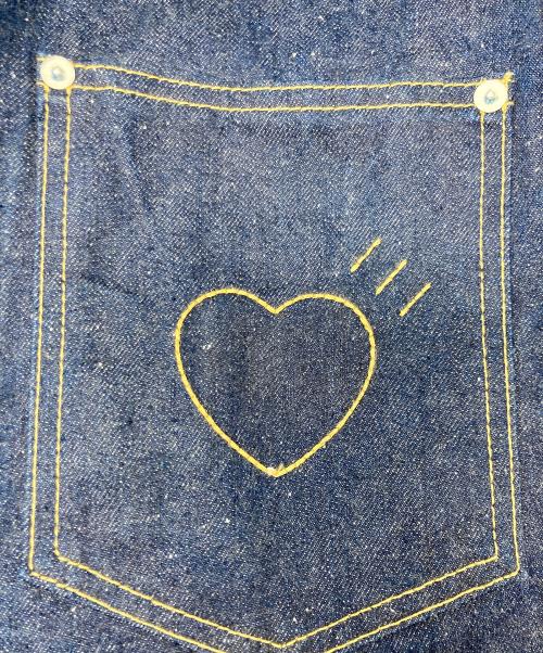 HUMAN MADE（ヒューマンメイド）HUMAN MADE (ヒューマンメイド) DENIM WORK JACKET PAST インディゴ サイズ:XLの古着・服飾アイテム