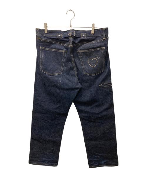 HUMAN MADE（ヒューマンメイド）HUMAN MADE (ヒューマンメイド) RELAX DENIM PANTS インディゴ サイズ:34inchの古着・服飾アイテム
