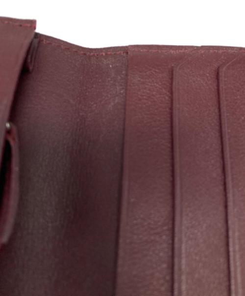 Cartier（カルティエ）Cartier (カルティエ) マストドゥカルティエ 長財布 ブラック×ボルドーの古着・服飾アイテム