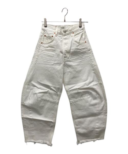 Citizens of humanity（シチズンズオブヒューマニティ）Citizens of humanity (シチズンズオブヒューマニティ) カーブデニムパンツ ホワイト サイズ:23の古着・服飾アイテム