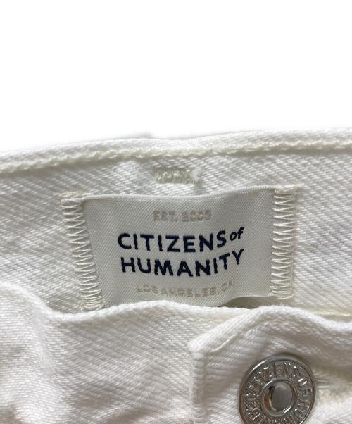 Citizens of humanity（シチズンズオブヒューマニティ）Citizens of humanity (シチズンズオブヒューマニティ) カーブデニムパンツ ホワイト サイズ:23の古着・服飾アイテム