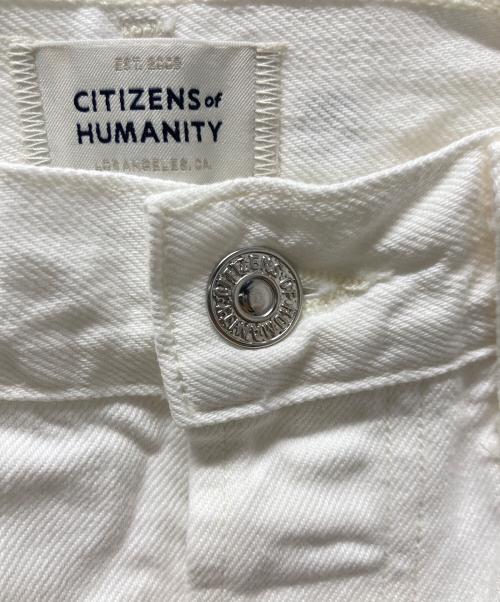 Citizens of humanity（シチズンズオブヒューマニティ）Citizens of humanity (シチズンズオブヒューマニティ) カーブデニムパンツ ホワイト サイズ:23の古着・服飾アイテム