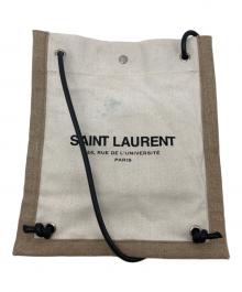 Saint Laurent Paris（サンローランパリ）の古着「Universite flat crossbod」｜アイボリー