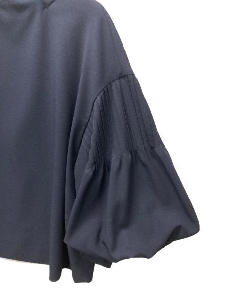 ADORE（アドーア）ADORE (アドーア) マットジョーゼットブラウス ネイビー サイズ:38の古着・服飾アイテム