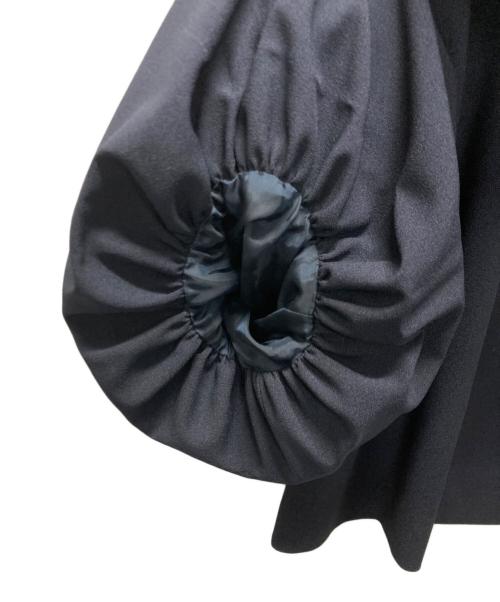 ADORE（アドーア）ADORE (アドーア) マットジョーゼットブラウス ネイビー サイズ:38の古着・服飾アイテム