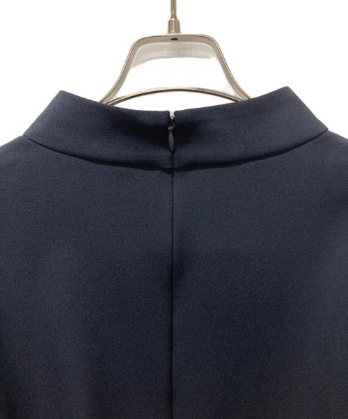 ADORE（アドーア）ADORE (アドーア) マットジョーゼットブラウス ネイビー サイズ:38の古着・服飾アイテム