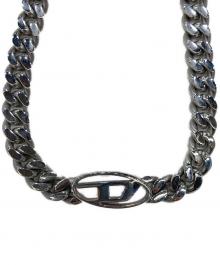 DIESEL（ディーゼル）の古着「ロゴチェーンネックレス」｜シルバー