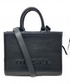 DIESELディーゼル）の古着「ロゴ2Wayショルダーバッグ」｜ブラック
